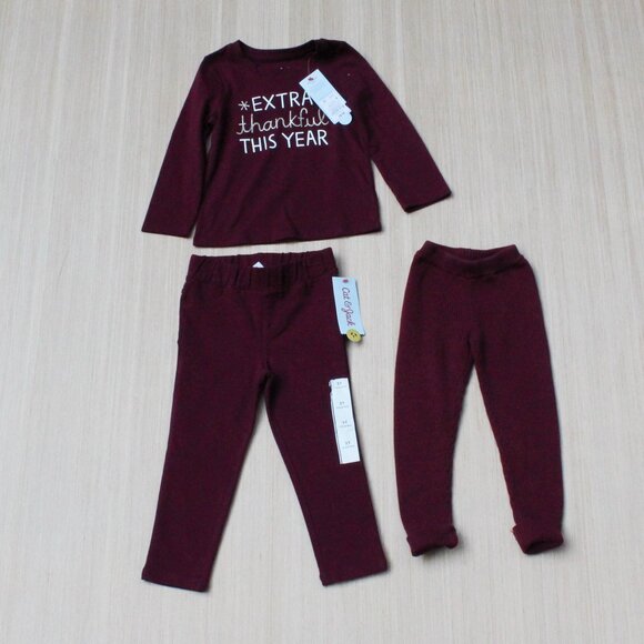 Cat & Jack Toddler Girls Outfit Set | Size 2T | NWT - Picture 1 of 6